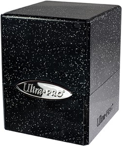 Ultra Pro Deckbox Satin Cube Glitter Zwart