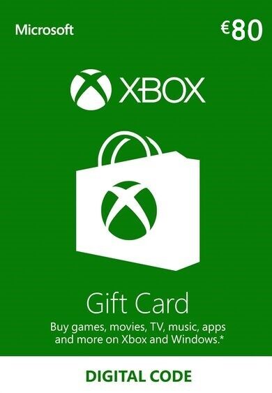 Microsoft Studios Xbox Live Gift Card 80 EUR