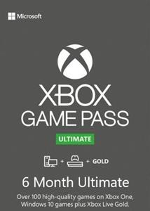 Microsoft Studios Xbox Game Pass Ultimate– 6 Month Subscription