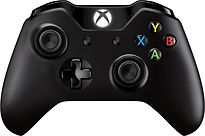 Xbox One Wireless Controller [3,5-mm-stereo-headsetpoort] zwart - refurbished