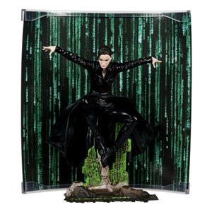 McFarlane Matrix Movie Maniacs Trinity Statue