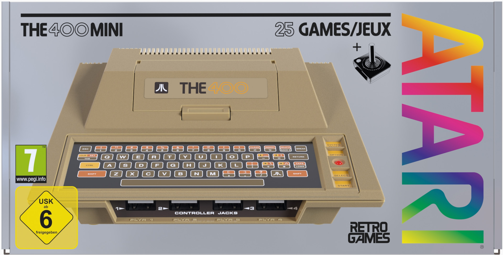 Retro Games THE400 Mini Spielekonsole (Atari)