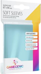  Soft Card Sleeves Transparant (100 stuks)