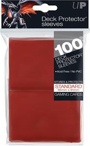 Ultra Pro  Deck Protector Sleeves Rood (Gloss) (100 stuks)