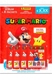 Panini Super Mario Sticker Collection Starter Pack