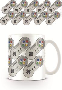 Pyramid International Nintendo - SNES Controller Pattern Mug