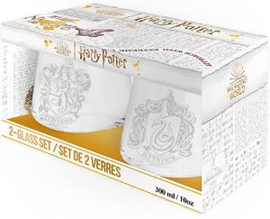AbyStyle HARRY POTTER - 2 Glass Set Gryffindor & Slytherin