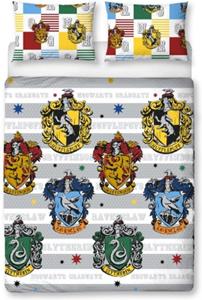 Oeko-Tex Harry Potter - Hogwarts Houses 2 Persoons Duvet Set (200cm x 200cm)