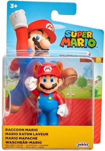 Jakks Pacific Super Mario Mini Action Figure - Raccoon Mario