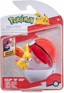 Jazwares Pokemon Figure - Fennekin + Poke Ball (Clip 'n' Go)