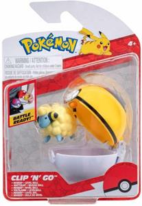 Jazwares Pokemon Figure - Mareep + Level Ball (Clip 'n' Go)