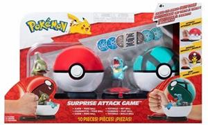 Jazwares Pokemon Surprise Attack Game - Axew & Totodile