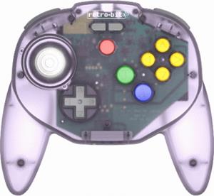 Retro-Bit Tribute 64 2.4 GHz Wireless Controller (Atomic Purple) ()