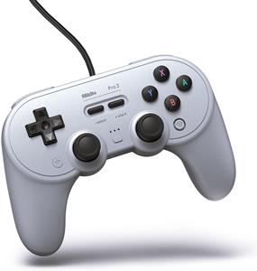 8Bitdo Pro 2 Wired Gamepad (Gray Edition)