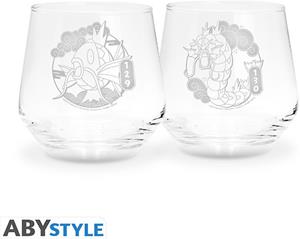 ABYstyle Tasse - 2 Glass Set - Magikarp & Gyarados