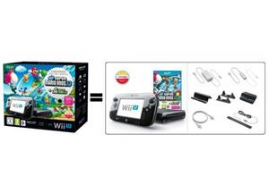 Nintendo Wii U Premium Pack (Black) + New Super Mario U + New Luigi U
