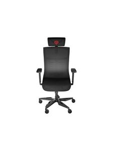 Genesis Astat 700 PC-gamestoel Zitgedeelte van mesh Zwart