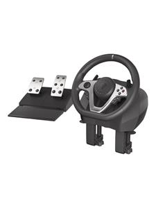 Genesis Seaborg 400 Zwart, Zilver USB Stuurwiel + pedalen Nintendo Switch, PC, PlayStation 4, Playst