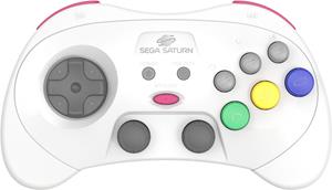 SEGA Saturn 2.4G Wireless Pro Controller (White)