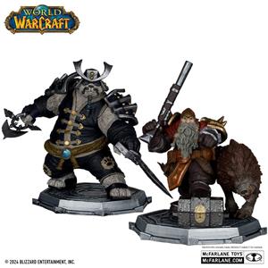 McFarlane Word of Warcraft PVC Statue Dwarf & Pandaren