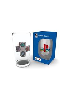 Playstation - Buttons Pint Multicolor - Glas