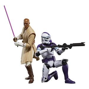 Hasbro Star Wars Mace Windu & 187th Legion Clone Trooper