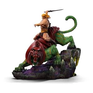Iron Studios MOTU He-man and Battle Cat Statue