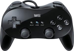 Wii Classic Controller Pro Black (import)