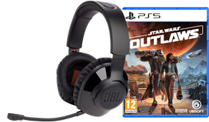 JBL Quantum 350 + Star Wars Outlaws PS5