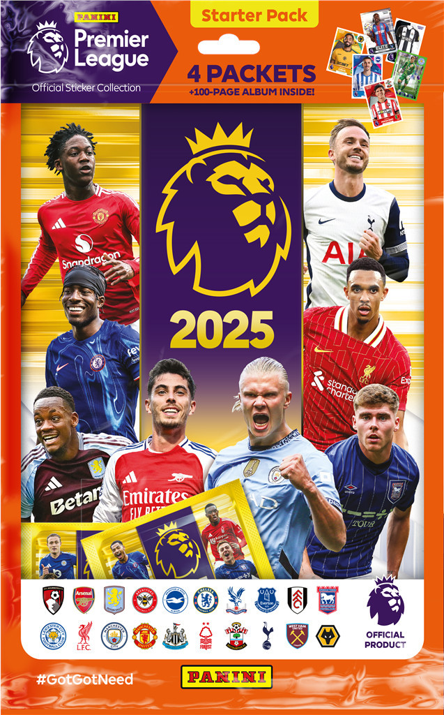 Panini Premier League 24/25 Sticker Starter Pack