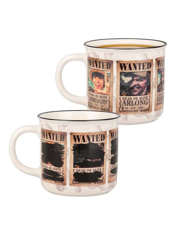 Paladone One Piece Heat Change Mug - Wanted Posters