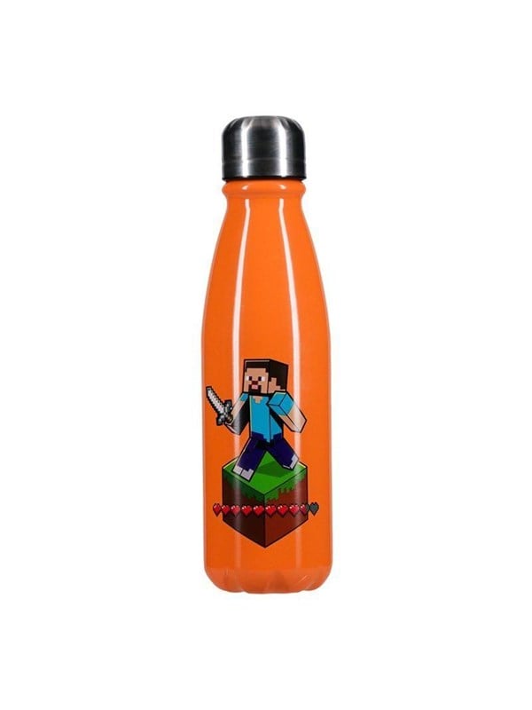 Paladone Minecraft - Steve Orange Water Bottle