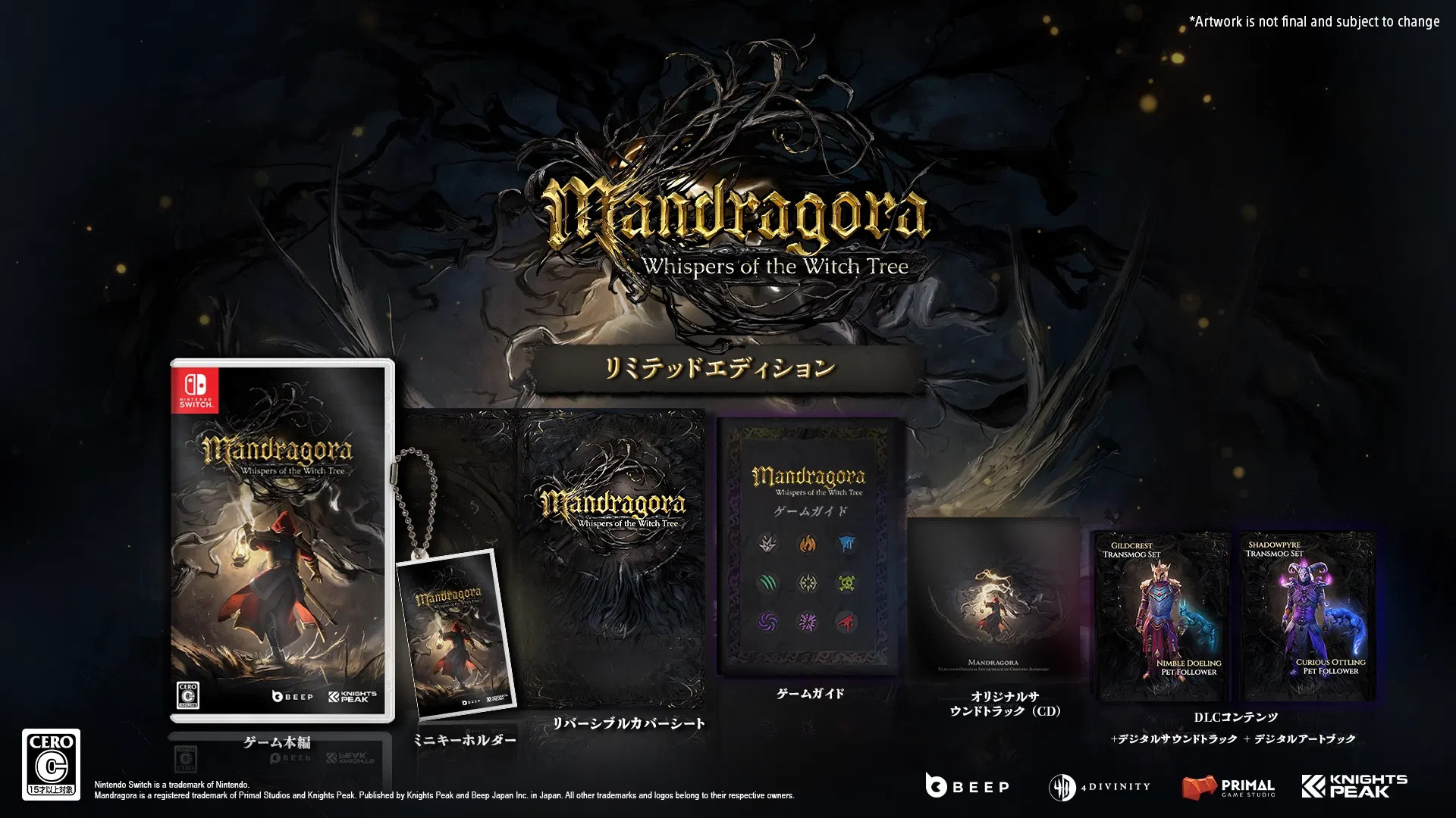 Beep Mandragora Whispers of the Witch Tree Limited Edition