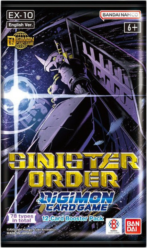 Bandai Digimon TCG EX-10 Sinister Order Booster Pack