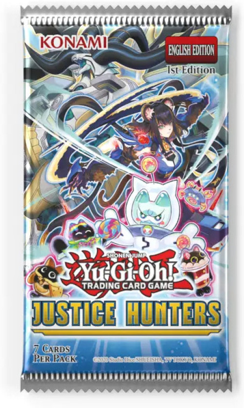 Konami Yu-Gi-Oh! Justice Hunters Booster Pack