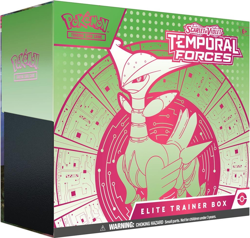 The Pokemon Company Pokemon TCG Scarlet & Violet Temporal Forces Elite Trainer Box - Iron Leaves