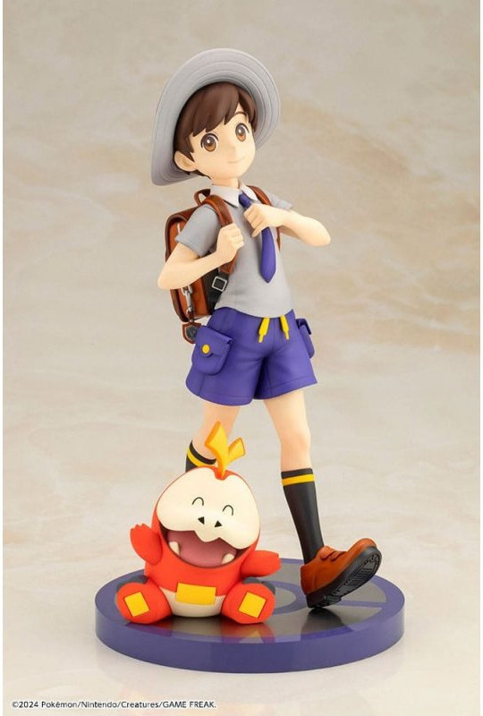 Kotobukiya Pokémon ARTFXJ Figure - Florian & Fuecoco