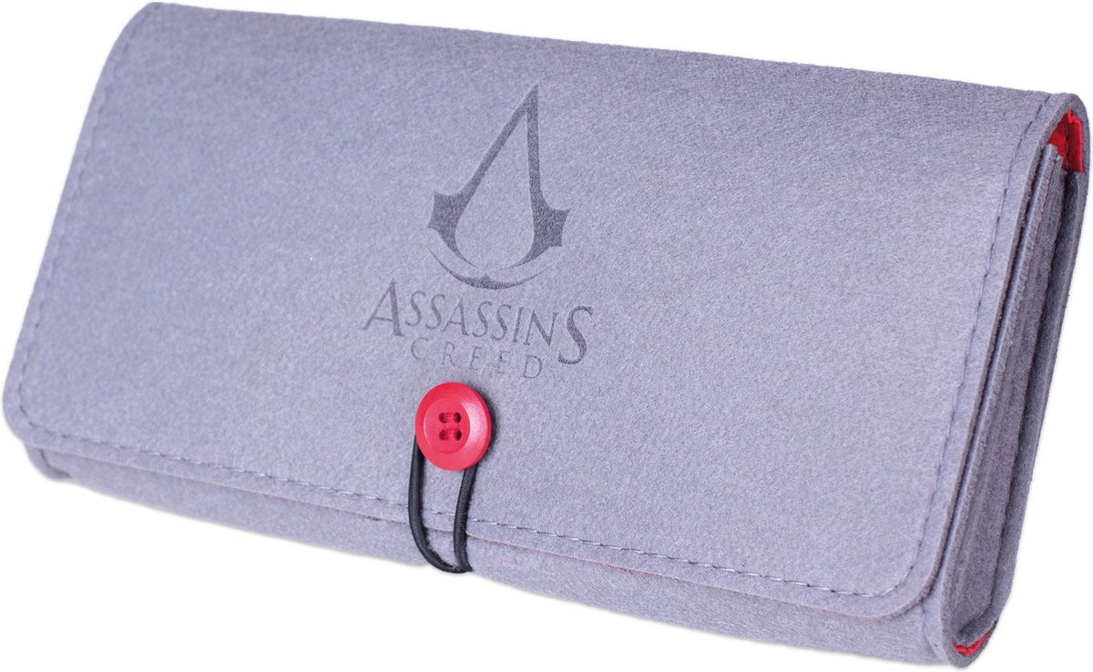 Freaks and Geeks Assassin's Creed Switch Felt Carrying Pouch - Grey
