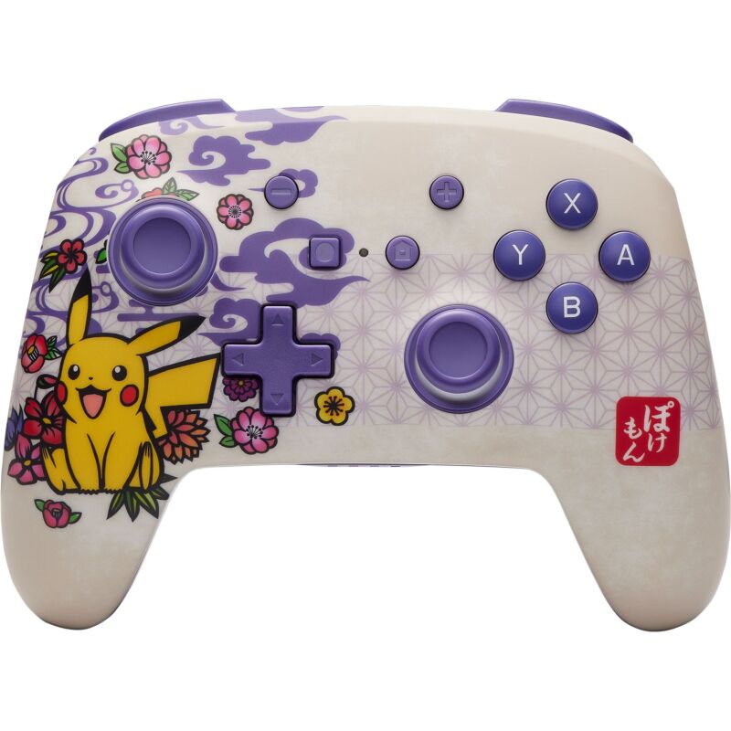 PowerA Enhanced Wireless Controller for Nintendo Switch - Pokémon Blossom Gamepad