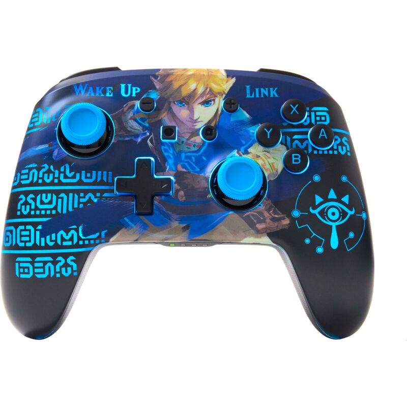 PowerA Enhanced Wireless Controller for Nintendo Switch with Lumectra - Wake Up Link Gamepad