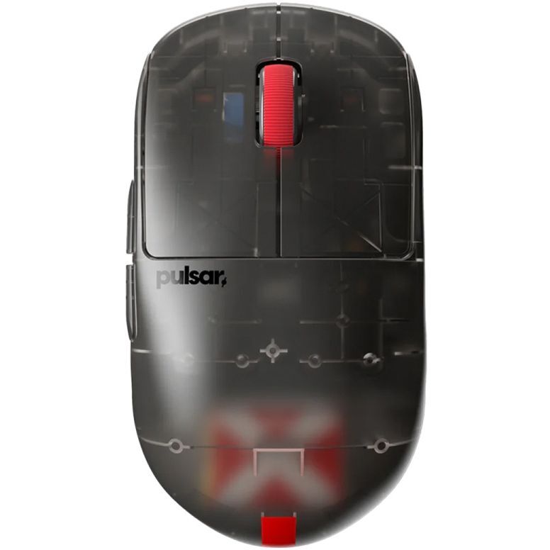 Pulsar X2H Gaming Mouse - Clear Black Edition Gaming muis