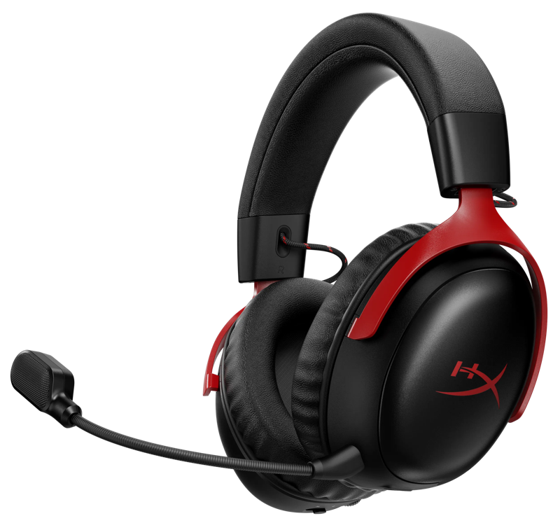 HyperX Cloud III S Wireless Rood/Zwart