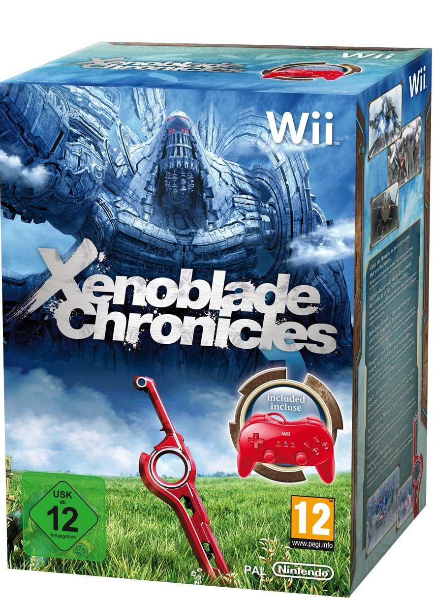 Nintendo Xenoblade Chronicles + Red Classic Controller