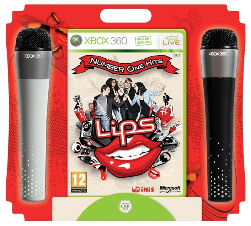 Microsoft Lips Number One Hits + Microfoons