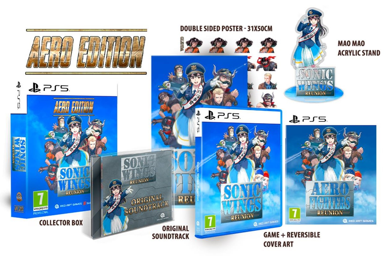 Red Art Games Sonic Wings Reunion - Collector's Edition