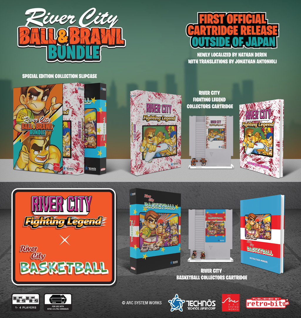 Retro-Bit River City Ball & Brawl Bundle