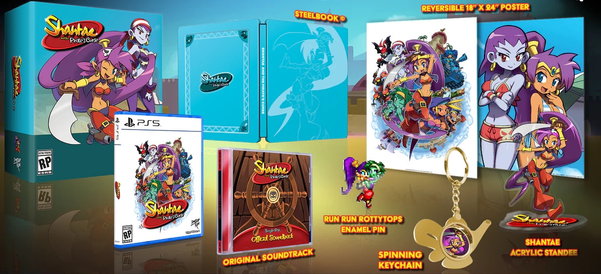 Limited Run Shantae and the Pirate's Curse Collector's Edition ( Games)
