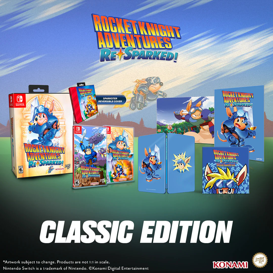 Limited Run Rocket Knight Adventures: Re-Sparked Classic Editions ( Games)