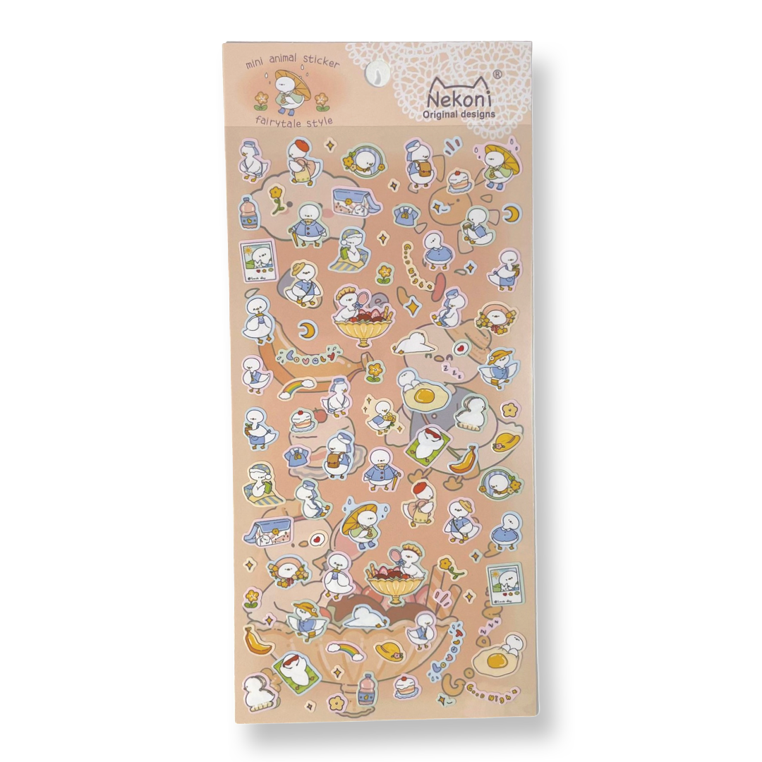 - Kawaii Birds Mini Stickers  Nekoni