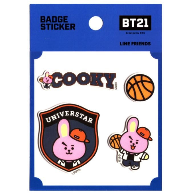 BT21 Badge Sticker - COOKY